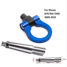 EPMAN Sport Auto Trailer Tow Hook Screw-On Front Rear Aluminum for Nissan GTR R35 350Z 2009-2015 TK-RTHLPH014 (Golden)