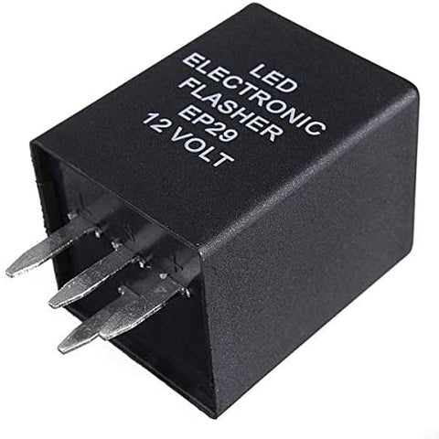JYEMDV LED EP-29 Flasher Relay Flash Turn Signal Decoder Load Equalizers