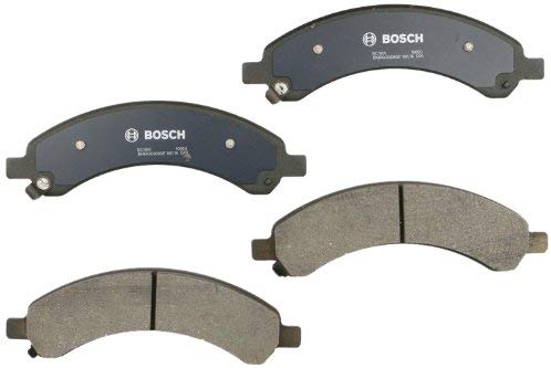 Bosch BC989 QuietCast Premium Ceramic Disc Brake Pad Set For 2003-2008 Chevrolet Express 3500 and 2003-2008 GMC Savana 3500; Rear