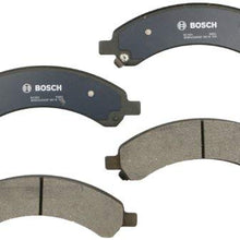 Bosch BC989 QuietCast Premium Ceramic Disc Brake Pad Set For 2003-2008 Chevrolet Express 3500 and 2003-2008 GMC Savana 3500; Rear