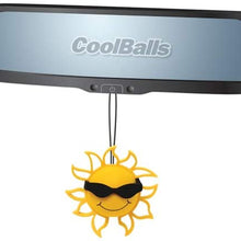 Coolballs Cool California Sunshine Car Antenna Topper / Mirror Dangler / Desktop Spring Stand / Auto Accessory (Black)