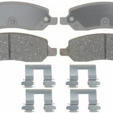 ACDelco 14D1172CH Advantage Ceramic Rear Disc Brake Pad Set with Hardware