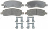 ACDelco 14D1172CH Advantage Ceramic Rear Disc Brake Pad Set with Hardware