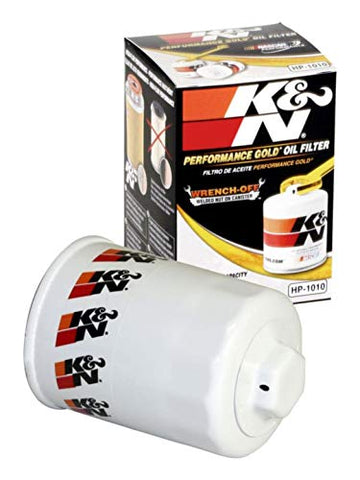 K&N Premium Oil Filter: Protects your Engine: Compatible with Select ACURA/HONDA/MITSUBISHI/NISSAN Vehicle Models (See Product Description for Full List of Compatible Vehicles), HP-1010