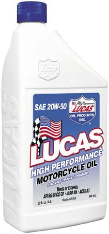 Lucas Oil 10700 SAE 20W-50 OIL (6 PER CASE)