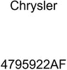 Chrysler Genuine 4795922AF Electrical Liftgate Wiring