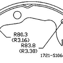 Parking Brake Shoe Rear OMNIPARTS 13070616