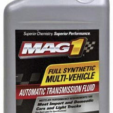 Mag 1 62555 Full Synthetic Multi-Vehicle Automatic Transmission Fluid - 1 Quart, (Pack of 6)