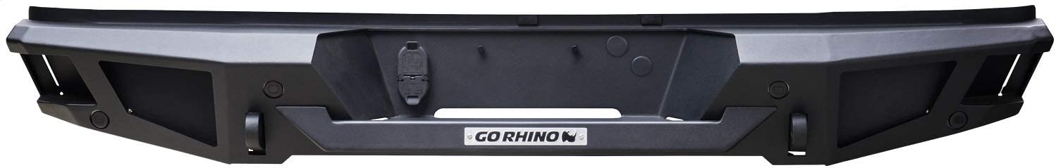 Go Rhino 28219T Textured Black Powder Coat Finish Rear Replacement Bumper (BR20)