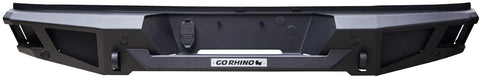Go Rhino 28219T Textured Black Powder Coat Finish Rear Replacement Bumper (BR20)