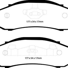 EBC Brakes DP71255 7000 Series Greenstuff SUV Supreme Compound Brake Pad