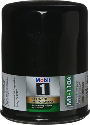 Filtro de aceite (M1-110A) Mobil 1 Rendimiento extendido, alta eficiencia, alta capacidad.