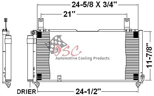 OSC Cooling Products 4696 New Condenser