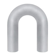 HPS AT180-250-CLR-325 6061 T6 Aluminum Elbow Pipe Tubing, 16 Gauge, 180 Degree U Bend, 2.5" OD, 0.065" Wall Thickness, 3.25" Center Line Radius