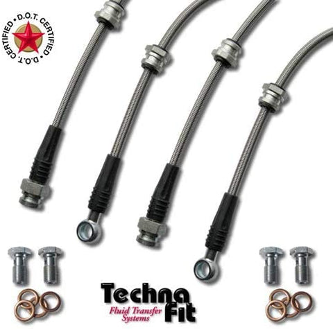 Techna-Fit Brake Line Kit Mazda 1979-80 RX-7 WITH 81 REAR DISC 5 lines - MA-1398SM