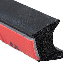 Steele Rubber Products Boat Compartment and Hatch Seal - Peel-N-Stick Edge Trim - Sold and Priced by The Foot - 70-0331-372