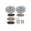 Power Stop KOE1141 Autospecialty Front Replacement Brake Kit-OE Brake Rotors & Ceramic Brake Pads