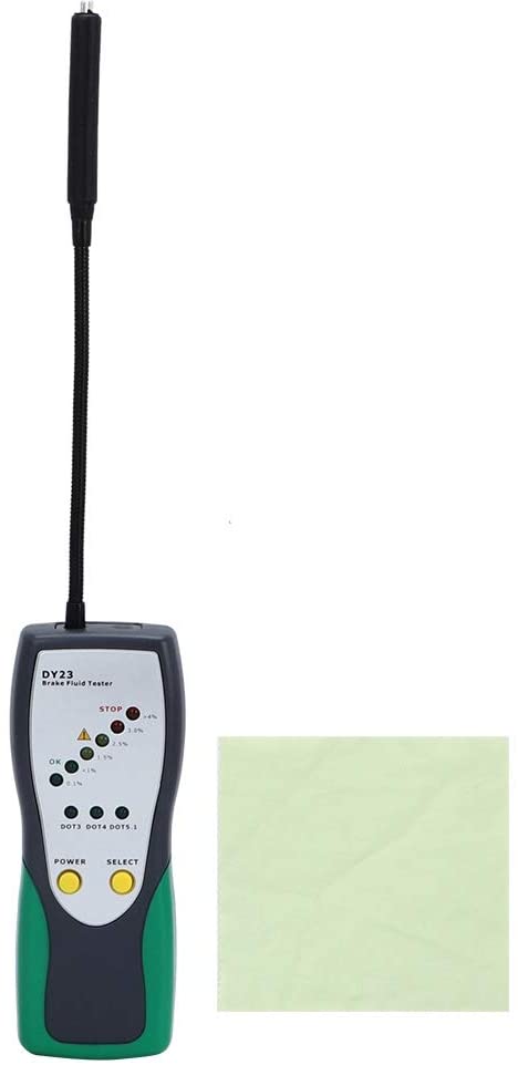 Suuonee Brake Fluid Tester, Portable LED Display Automotive Brake Fluid Tester Oil Inspection Goose Neck Detector (DY23)