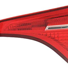 Koolzap For 17-19 Corolla Inner Taillight Taillamp Rear LED Tail Light w/Bulb Right Side