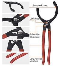 Easyuse 12" Oil Filter Pliers, 12 "Adjustable Oil Filter Pliers, Oil Filter Wrench, Adjustable Oil Filter Remover For 2-1 / 2" to 3-1 / 2 "Filters