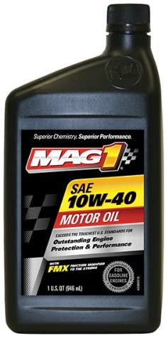 Mag 1 (61650-6PK) 10W-40 API:SN Motor Oil - 1 Quart Bottle, (Pack of 6)