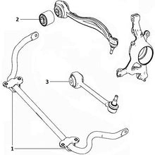 Siberian Bushing Polyurethane Front Suspension Low Control Arm Compatible with Mercedes GLK-Class X204 GLK200 2008-2013