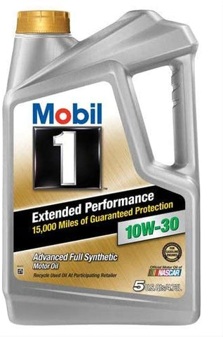 Mobil 1 120767-1 Oil Bottle, 5 Quart, 1 Pack