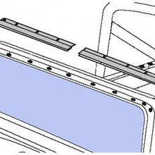 Bestop 51209-01 Black Windshield Channel for 1976-1995 CJ5, CJ7, Wrangler; 1964-1984 Toyota Land Cruiser, FJ40