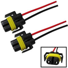 iJDMTOY (2) H11 H8 880 881 Female Adapter Wiring Harness Sockets Wire For Headlights or Fog Lights