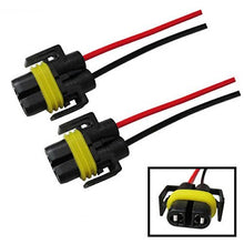 iJDMTOY (2) H11 H8 880 881 Female Adapter Wiring Harness Sockets Wire Compatible With Headlights or Fog Lights