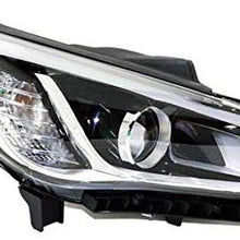 Partomotive For 15-17 Sonata Front Headlight Headlamp Xenon/HID Head Light Lamp Right Side
