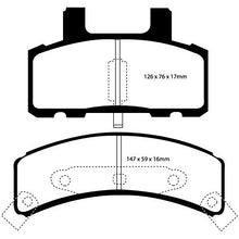 EBC Brakes DP71273 7000 Series Greenstuff SUV Supreme Compound Brake Pad