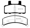 EBC Brakes DP71273 7000 Series Greenstuff SUV Supreme Compound Brake Pad