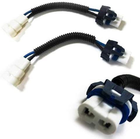 iJDMTOY 9006 HB4 Heavy Duty Ceramic Wiring Harness Sockets Compatible With Headlights or Fog Lights