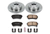 Power Stop KOE6936 Autospecialty Rear Replacement Brake Kit-OE Brake Rotors & Ceramic Brake Pads