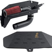 BAFAI Short Ram Air Intake Kit for BMW 320i 328i N20 N26 with Air Filter Auto Air Intake Hose Black Pipe Heat Shield Box