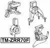 Front Engine Mount Febest TM-ZRR70F Oem 12361-37040