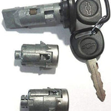 7012945 + 598007 CHEVY/GM Ignition/Door Lock Set (coded with Bow-Tie logo keys) Strattec Lock Parts