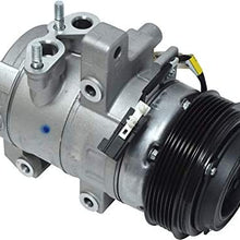 A/C Compressor - Compatible with 2011-2013 Ford F-150 5.0L V8 VIN F MFI Electronic Naturally Aspirated DOHC FLEX