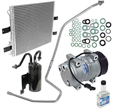 A/C Compressor Kit - Compatible with 2006 Dodge Ram 2500 5.9L Turbo Diesel (with Aluminum Transmission Oil Cooler)