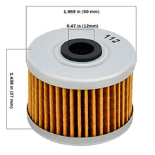 Anoety oil Filters,replacement For:Honda 15412-KF0-010 / 15410-KF0-315 TRX250 FOURTRAX 250 1985 1986 1987/TRX250X 1987-1988 1991-1992/TRX700XX 700 2008-2011