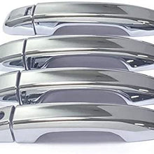 Set of 8pcs Chrome Side Door Handle Cover Trims Fit for 2018-2020 Honda Accord