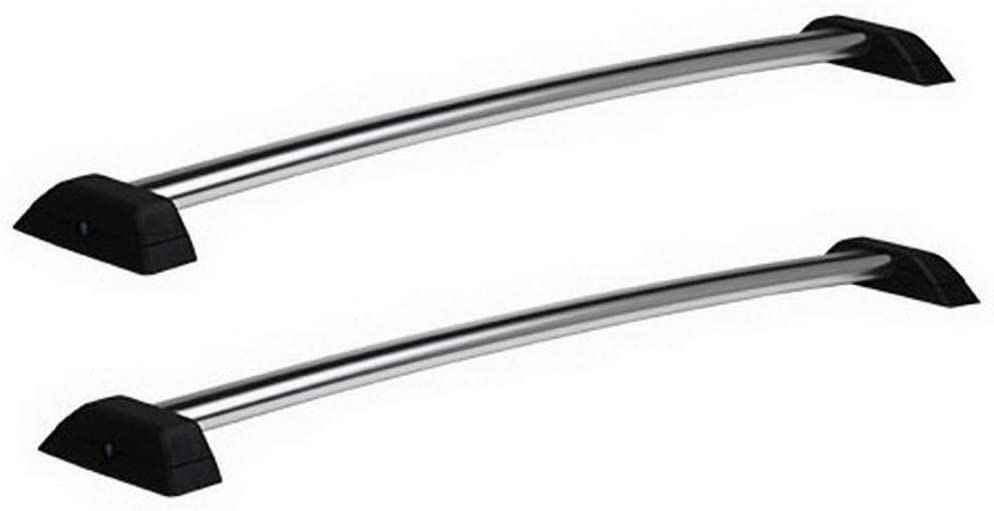 Tyger 2pc Silver Aluminum Roof Rail Cross Bars fit 06-10 Hummer H3