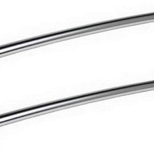 Tyger 2pc Silver Aluminum Roof Rail Cross Bars fit 06-10 Hummer H3