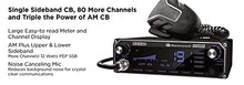 Uniden BEARCAT 980 40- Channel SSB CB Radio with Sideband NOAA WeatherBand,7- Color Digital Display PA/CB Switch and Noise Cancelling Mic, Wireless Mic Compatible