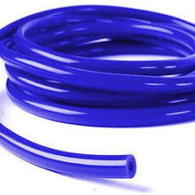 16.4ft 5M 3mm Silicone Vacuum Tube Hose Silicone Tubing Blue For Car Auto Truck