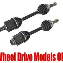 Front Left and Right Cv Shaft Axles All Wheel Drive for Nissan Murano 09-14 / PLEASE STOP LOOK CHECK YOUR INFO AWD 4x4 All Wheel Drive Models Only