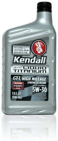 Kendall GT-1 Endurance 5w-30 w/Ti - 12/1 qt. Case