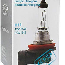 CEC Industries, Ltd. H11 55W Clear White Halogen Bulb