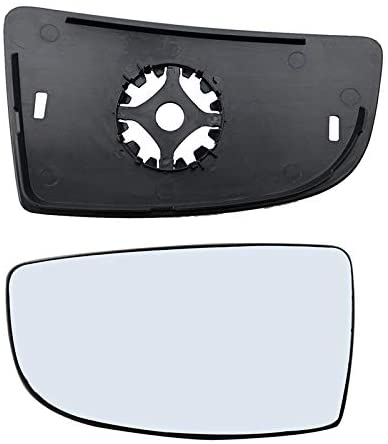 Brand New Driver Left Side Mirror Replacement Lower Glass with Plate fit Ford Transit 150 250 350 from 2015-Onward